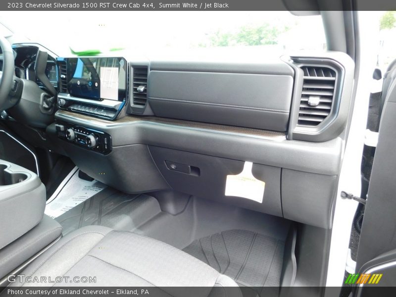 Summit White / Jet Black 2023 Chevrolet Silverado 1500 RST Crew Cab 4x4