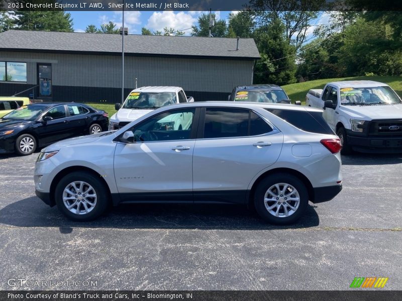 Silver Ice Metallic / Jet Black 2021 Chevrolet Equinox LT AWD