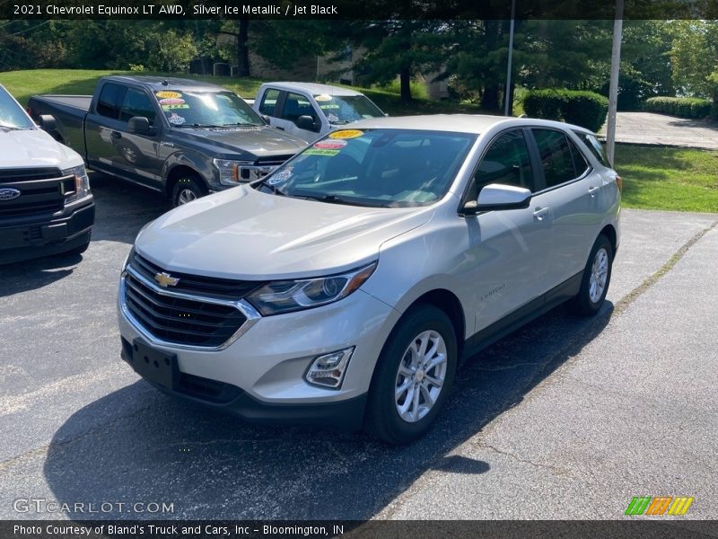 Silver Ice Metallic / Jet Black 2021 Chevrolet Equinox LT AWD