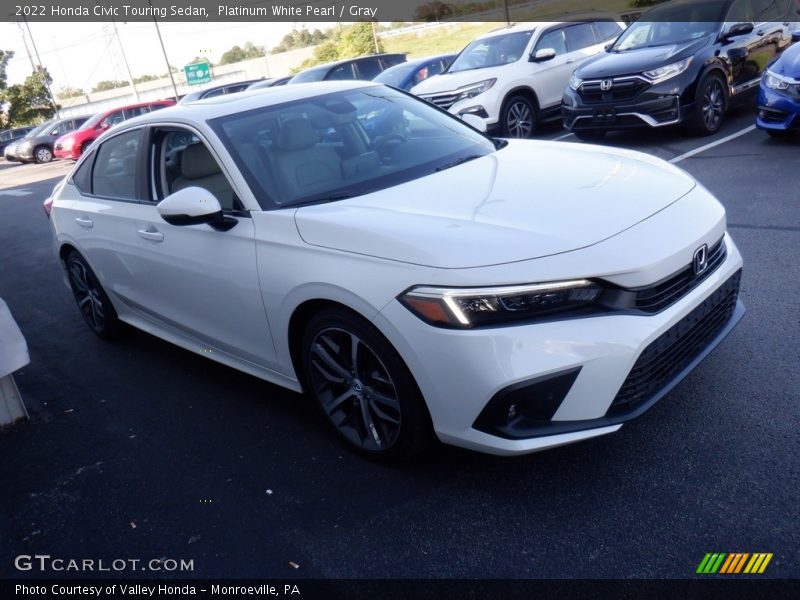  2022 Civic Touring Sedan Platinum White Pearl