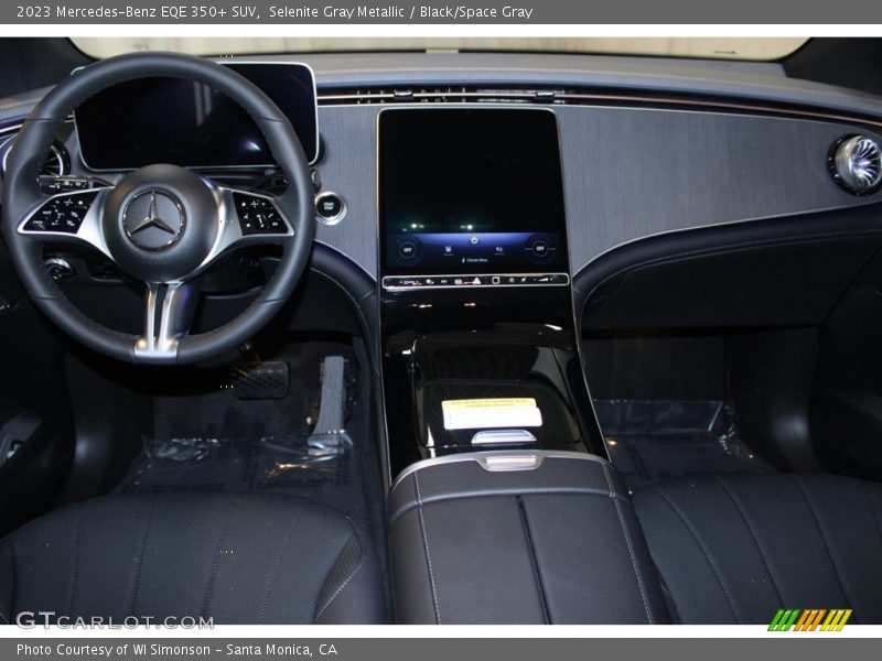 Selenite Gray Metallic / Black/Space Gray 2023 Mercedes-Benz EQE 350+ SUV