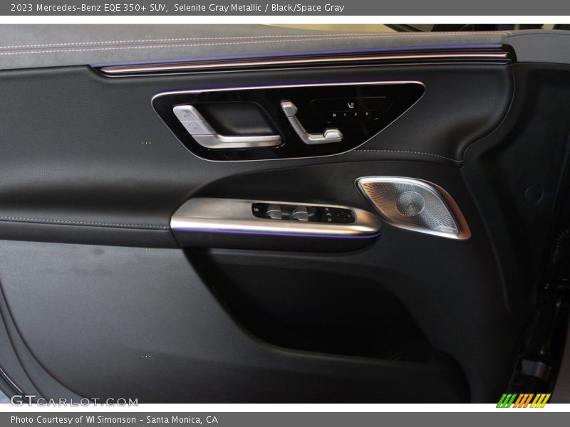 Selenite Gray Metallic / Black/Space Gray 2023 Mercedes-Benz EQE 350+ SUV