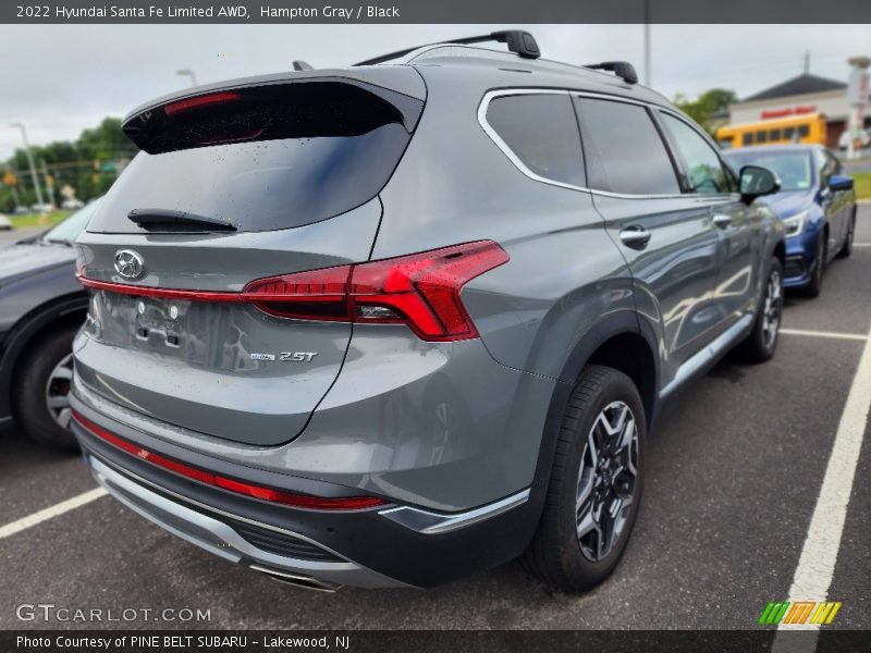 Hampton Gray / Black 2022 Hyundai Santa Fe Limited AWD