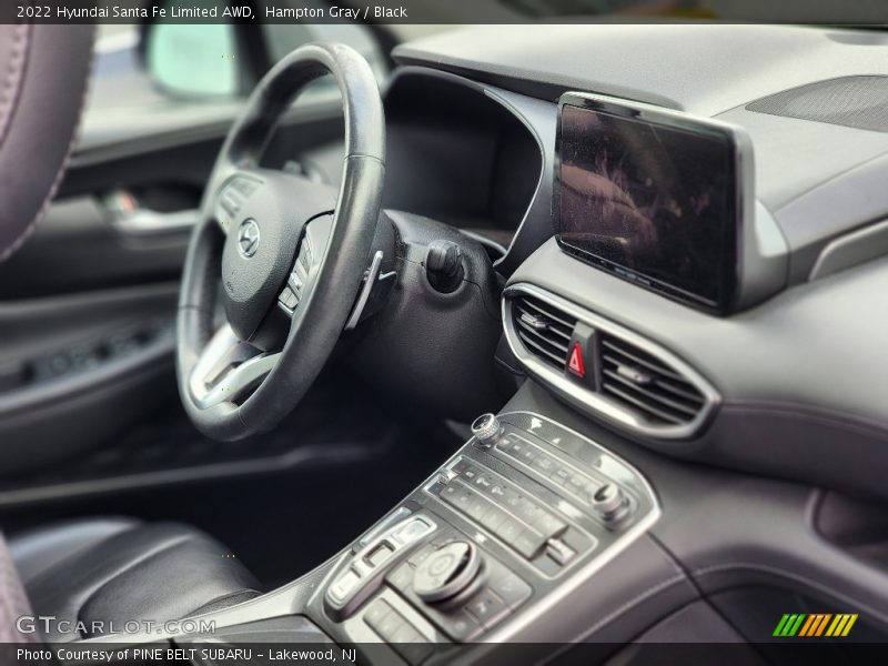Hampton Gray / Black 2022 Hyundai Santa Fe Limited AWD