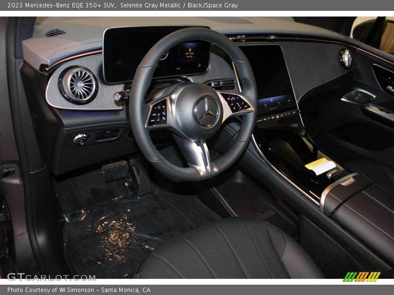 Selenite Gray Metallic / Black/Space Gray 2023 Mercedes-Benz EQE 350+ SUV