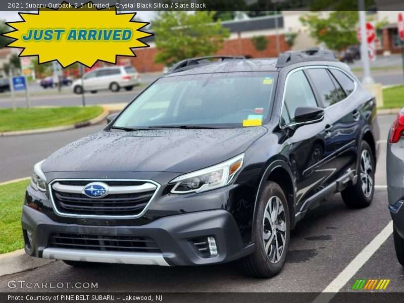 Crystal Black Silica / Slate Black 2021 Subaru Outback 2.5i Limited