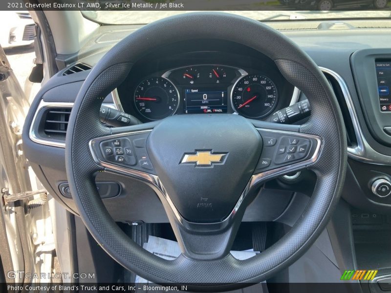 Silver Ice Metallic / Jet Black 2021 Chevrolet Equinox LT AWD
