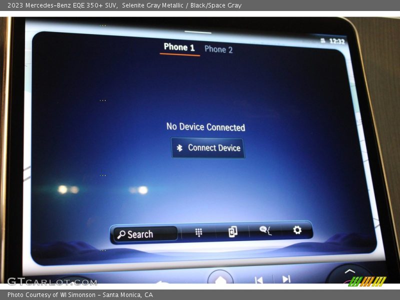 Selenite Gray Metallic / Black/Space Gray 2023 Mercedes-Benz EQE 350+ SUV