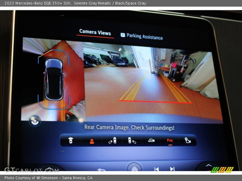 Selenite Gray Metallic / Black/Space Gray 2023 Mercedes-Benz EQE 350+ SUV