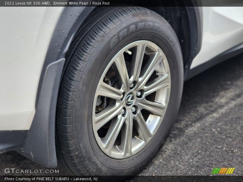 Eminent White Pearl / Rioja Red 2021 Lexus NX 300 AWD
