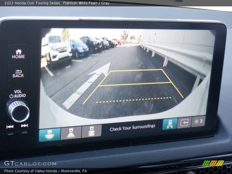 Controls of 2022 Civic Touring Sedan