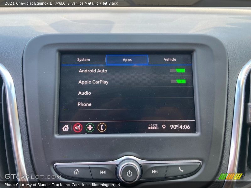 Silver Ice Metallic / Jet Black 2021 Chevrolet Equinox LT AWD