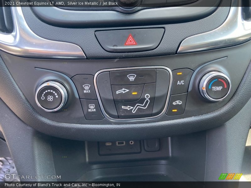 Silver Ice Metallic / Jet Black 2021 Chevrolet Equinox LT AWD