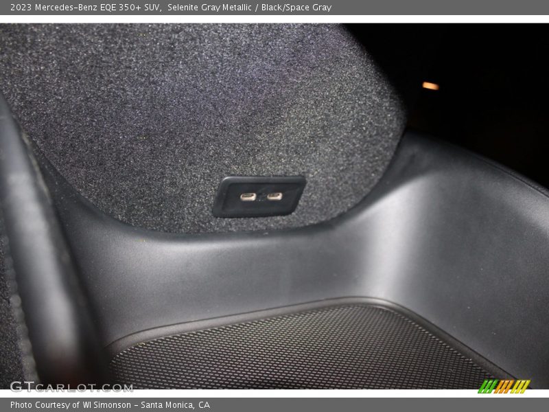 Selenite Gray Metallic / Black/Space Gray 2023 Mercedes-Benz EQE 350+ SUV