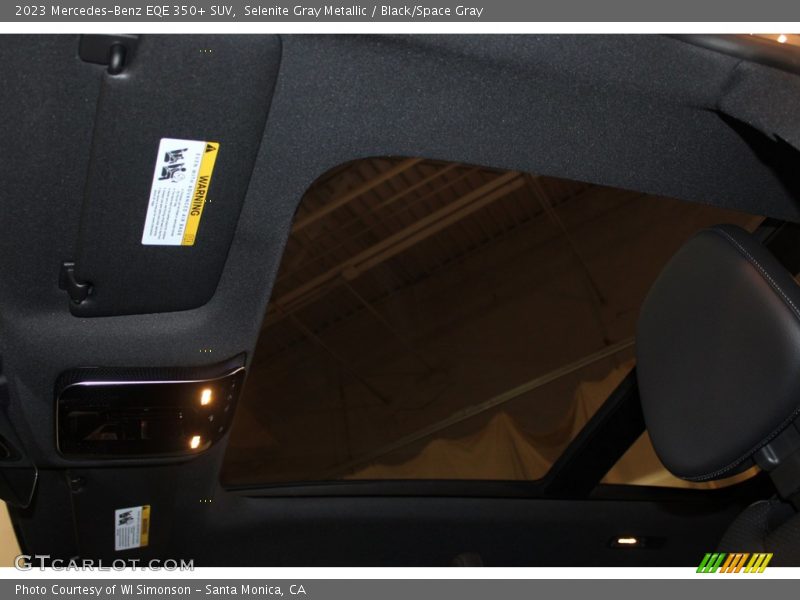Selenite Gray Metallic / Black/Space Gray 2023 Mercedes-Benz EQE 350+ SUV