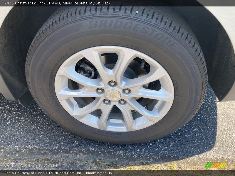 Silver Ice Metallic / Jet Black 2021 Chevrolet Equinox LT AWD