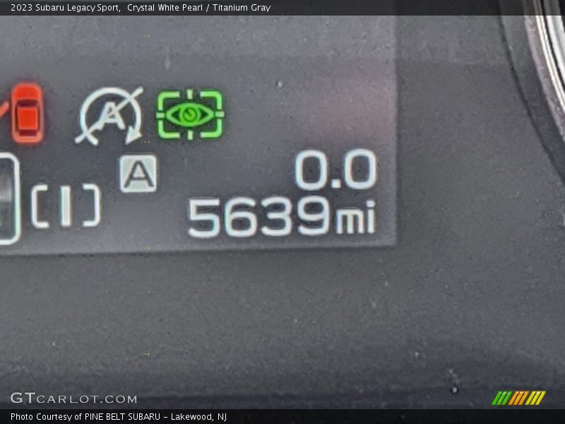 Crystal White Pearl / Titanium Gray 2023 Subaru Legacy Sport