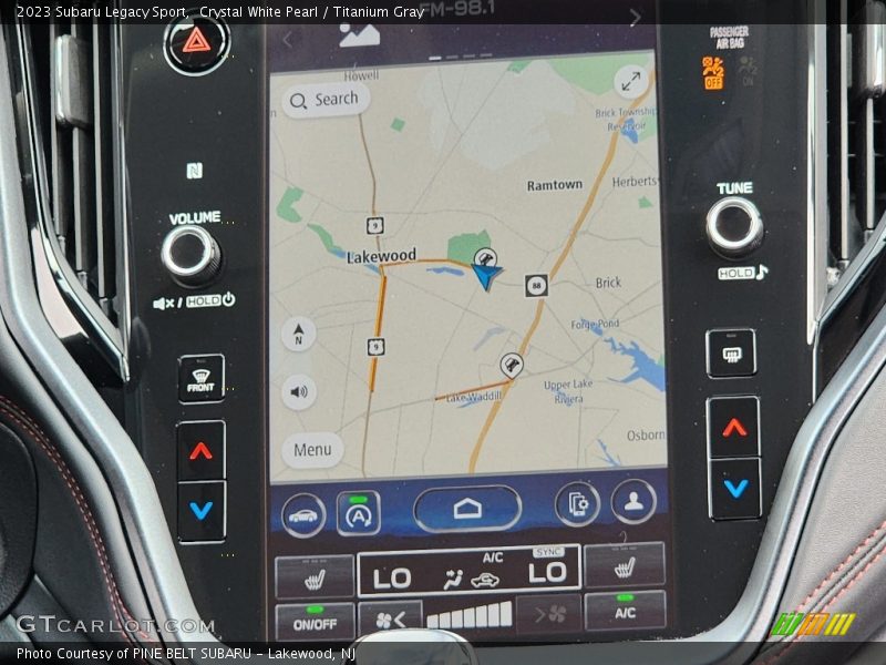 Navigation of 2023 Legacy Sport