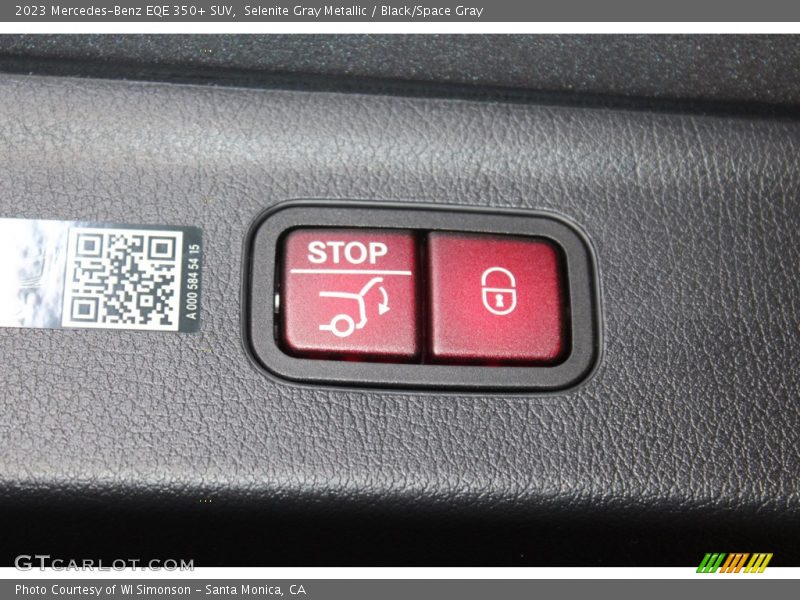 Selenite Gray Metallic / Black/Space Gray 2023 Mercedes-Benz EQE 350+ SUV