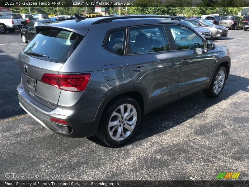 Platinum Gray Metallic / Gray/Black 2023 Volkswagen Taos S 4Motion
