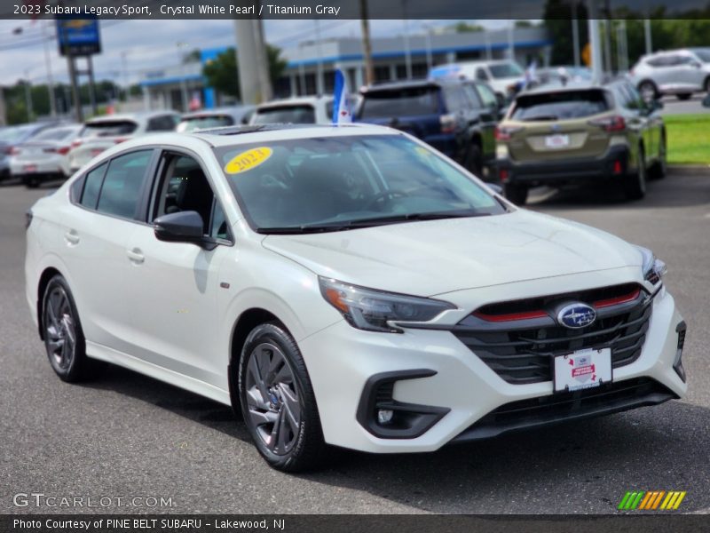 Crystal White Pearl / Titanium Gray 2023 Subaru Legacy Sport