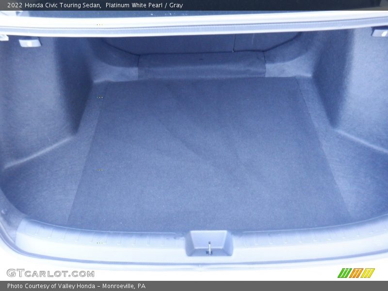 Platinum White Pearl / Gray 2022 Honda Civic Touring Sedan