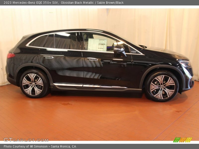 Obsidian Black Metallic / Sable Brown/Black 2023 Mercedes-Benz EQE 350+ SUV
