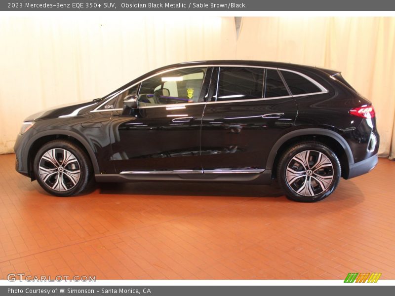 Obsidian Black Metallic / Sable Brown/Black 2023 Mercedes-Benz EQE 350+ SUV