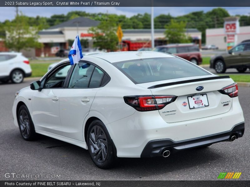 Crystal White Pearl / Titanium Gray 2023 Subaru Legacy Sport