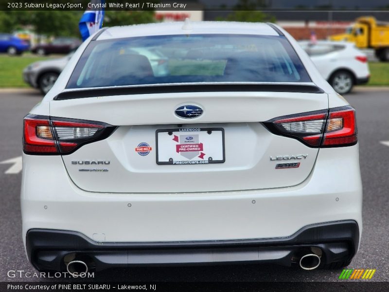 Crystal White Pearl / Titanium Gray 2023 Subaru Legacy Sport