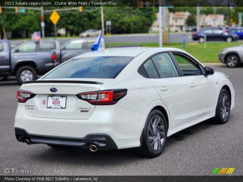 Crystal White Pearl / Titanium Gray 2023 Subaru Legacy Sport