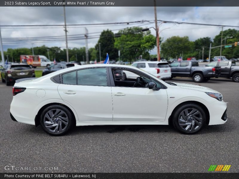 Crystal White Pearl / Titanium Gray 2023 Subaru Legacy Sport