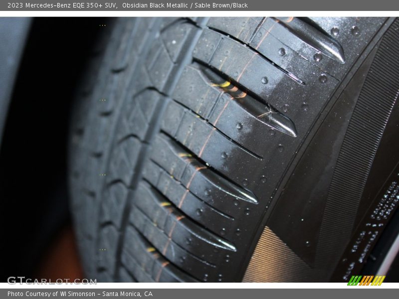 Obsidian Black Metallic / Sable Brown/Black 2023 Mercedes-Benz EQE 350+ SUV