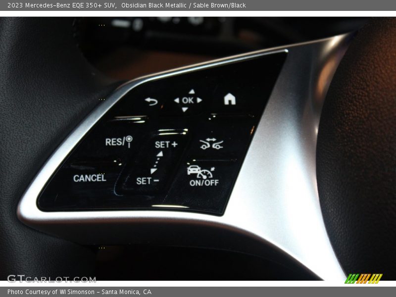 Obsidian Black Metallic / Sable Brown/Black 2023 Mercedes-Benz EQE 350+ SUV