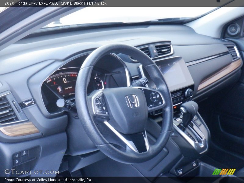 Crystal Black Pearl / Black 2020 Honda CR-V EX-L AWD