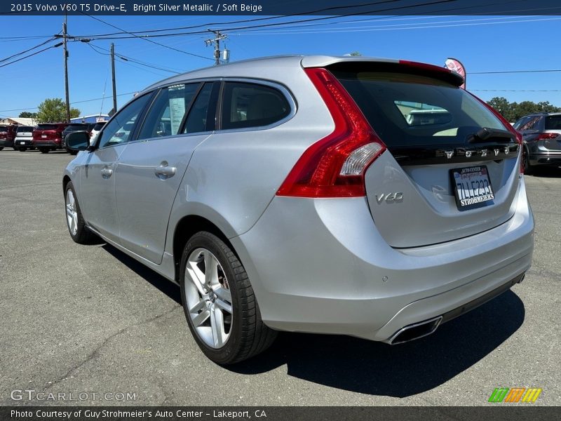 Bright Silver Metallic / Soft Beige 2015 Volvo V60 T5 Drive-E