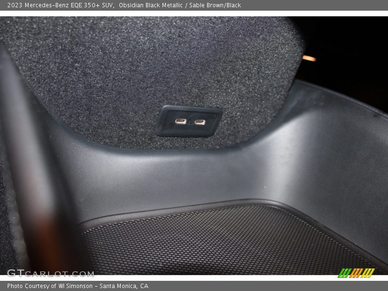 Obsidian Black Metallic / Sable Brown/Black 2023 Mercedes-Benz EQE 350+ SUV