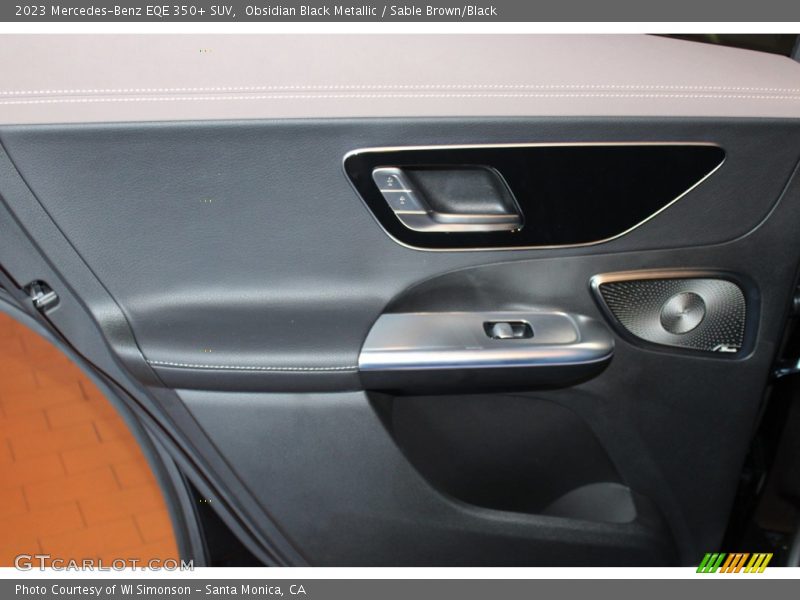 Obsidian Black Metallic / Sable Brown/Black 2023 Mercedes-Benz EQE 350+ SUV