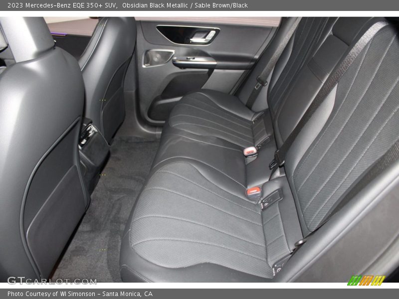 Obsidian Black Metallic / Sable Brown/Black 2023 Mercedes-Benz EQE 350+ SUV