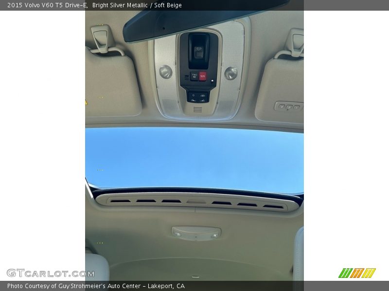 Bright Silver Metallic / Soft Beige 2015 Volvo V60 T5 Drive-E