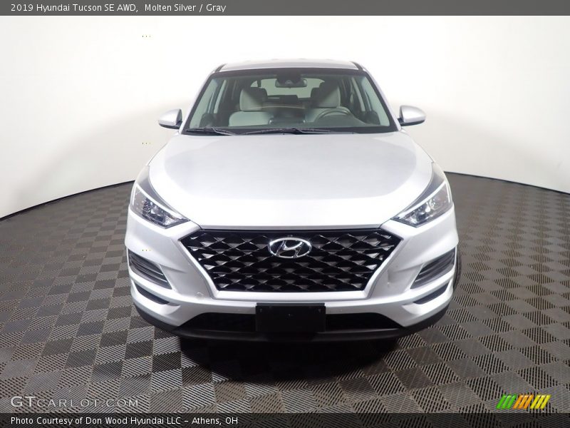 Molten Silver / Gray 2019 Hyundai Tucson SE AWD