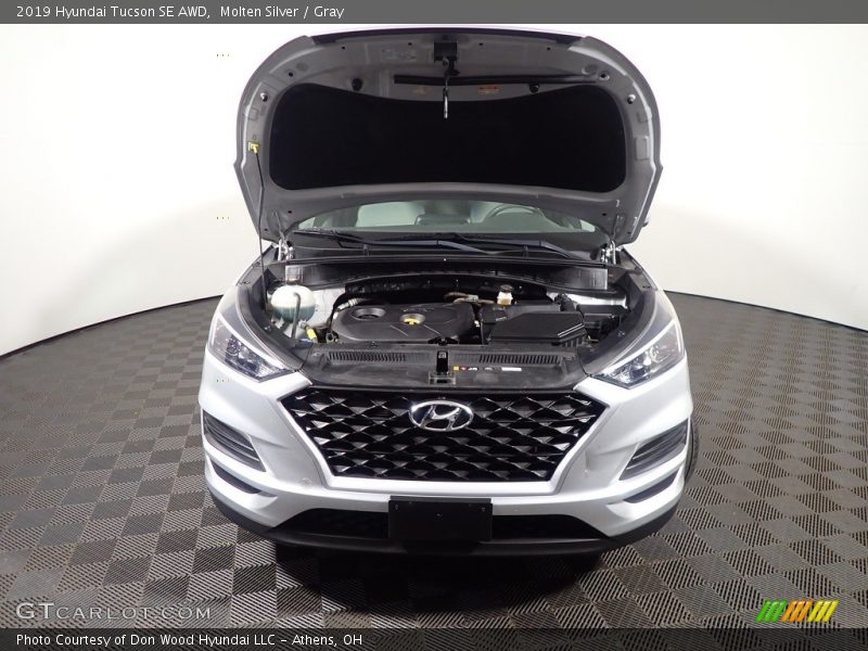 Molten Silver / Gray 2019 Hyundai Tucson SE AWD