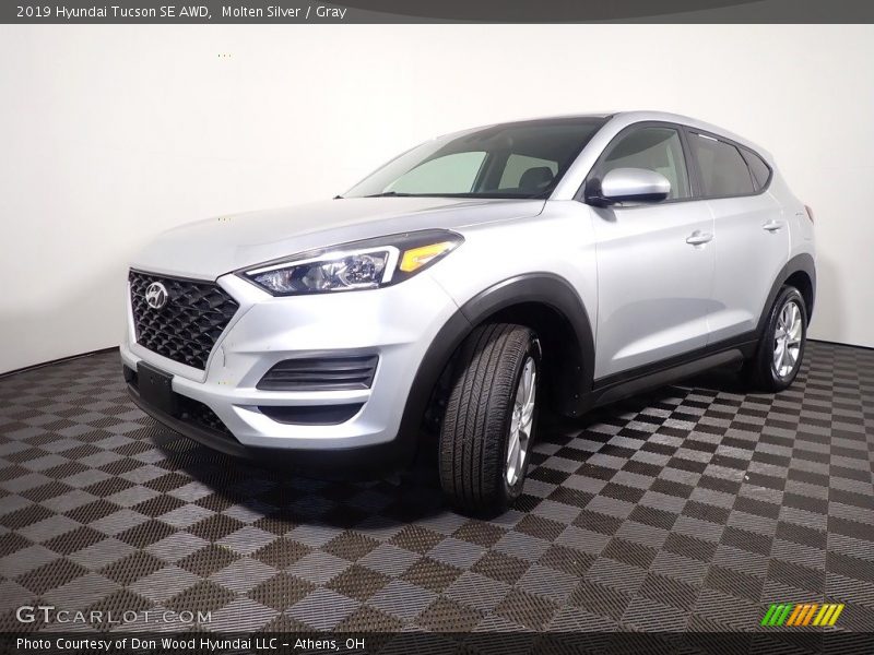 Molten Silver / Gray 2019 Hyundai Tucson SE AWD