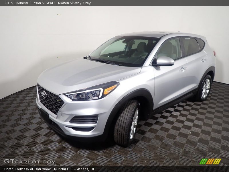 Molten Silver / Gray 2019 Hyundai Tucson SE AWD