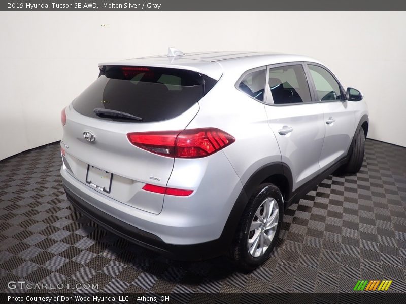 Molten Silver / Gray 2019 Hyundai Tucson SE AWD