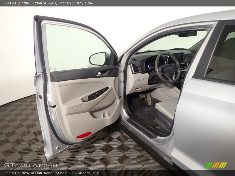 Molten Silver / Gray 2019 Hyundai Tucson SE AWD