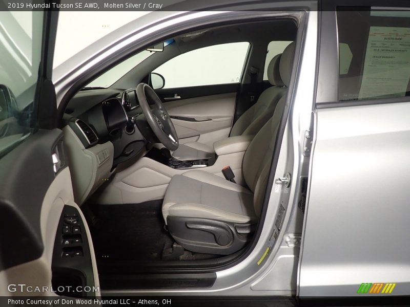 Molten Silver / Gray 2019 Hyundai Tucson SE AWD