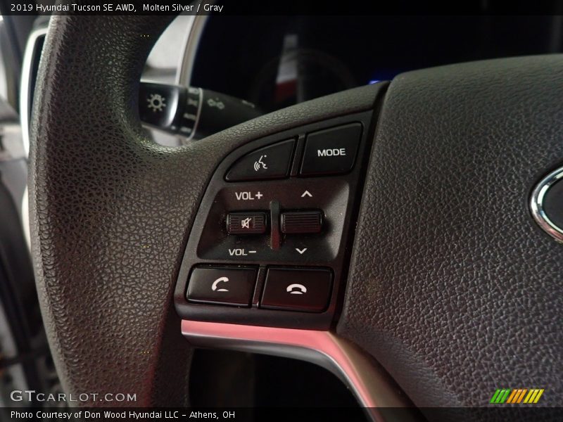 Molten Silver / Gray 2019 Hyundai Tucson SE AWD