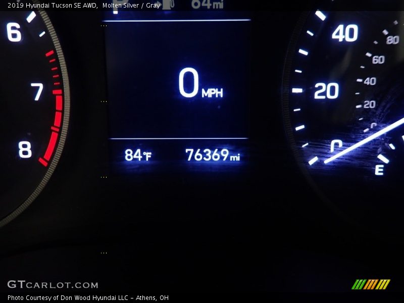 Molten Silver / Gray 2019 Hyundai Tucson SE AWD
