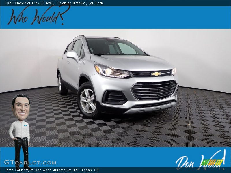 Silver Ice Metallic / Jet Black 2020 Chevrolet Trax LT AWD